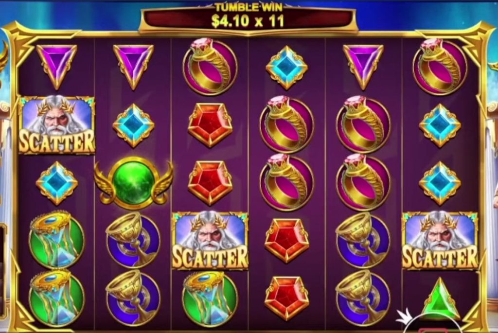Gates of Olympus bonus retrigger