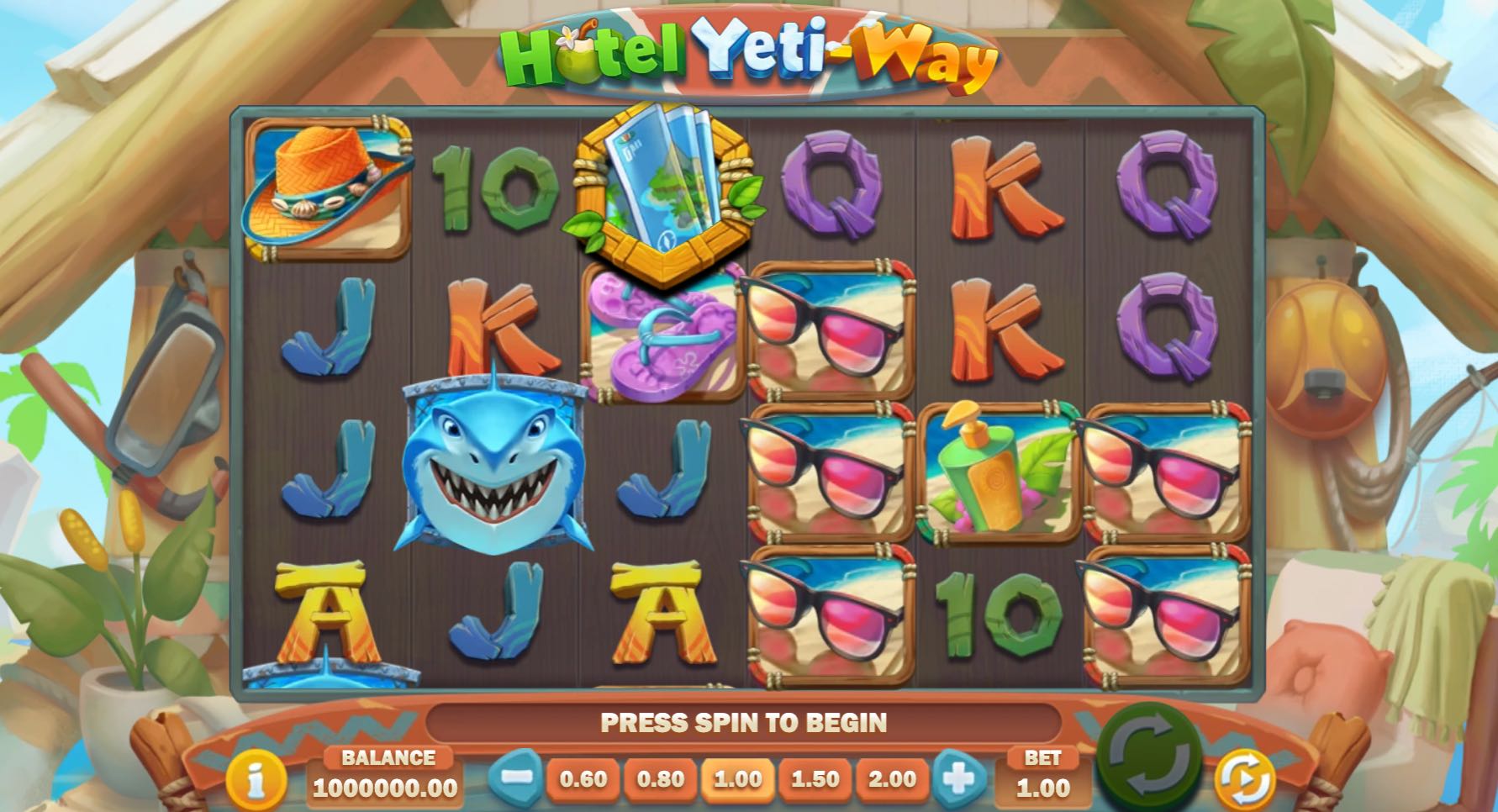 Hotel Yeti Way main slot screen
