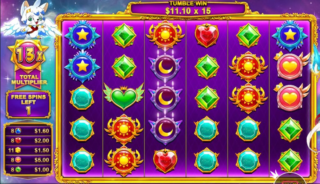Starlight Princess 1000 cumulative multiplier win
