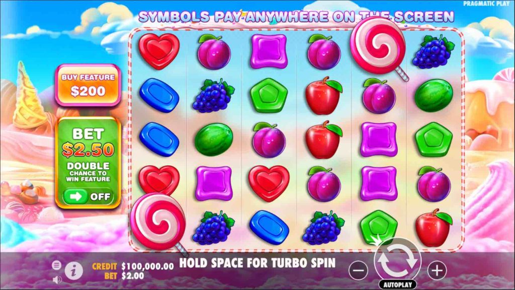 Sweet Bonanza Main Screen