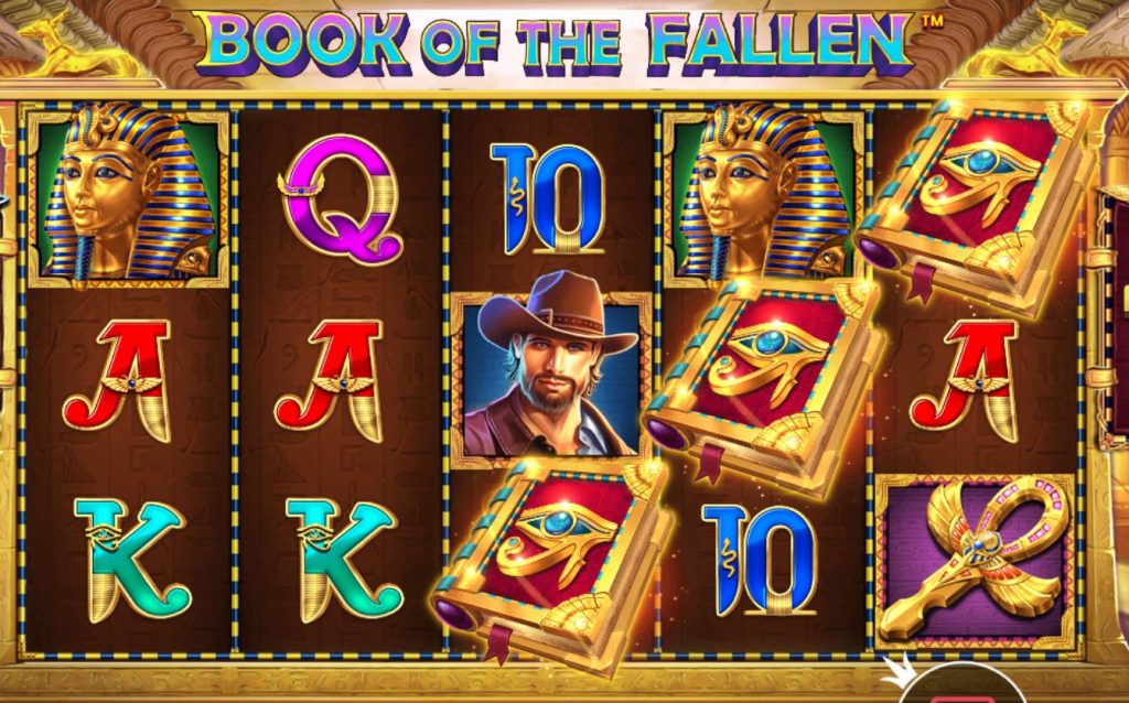 Book of the Fallen free spins bonus trigger
