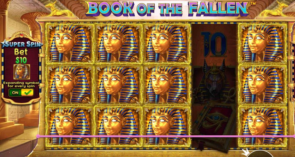 Book of the Fallen super spins big win
