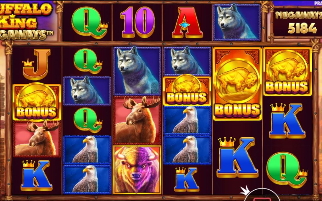 Buffalo King Megaways free spins bonus trigger