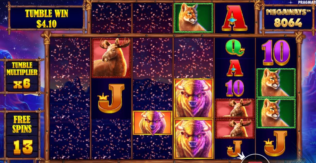 Buffalo King Megaways multiplier wilds reward