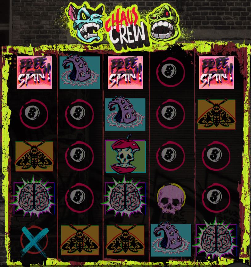 Chaos Crew free spins trigger