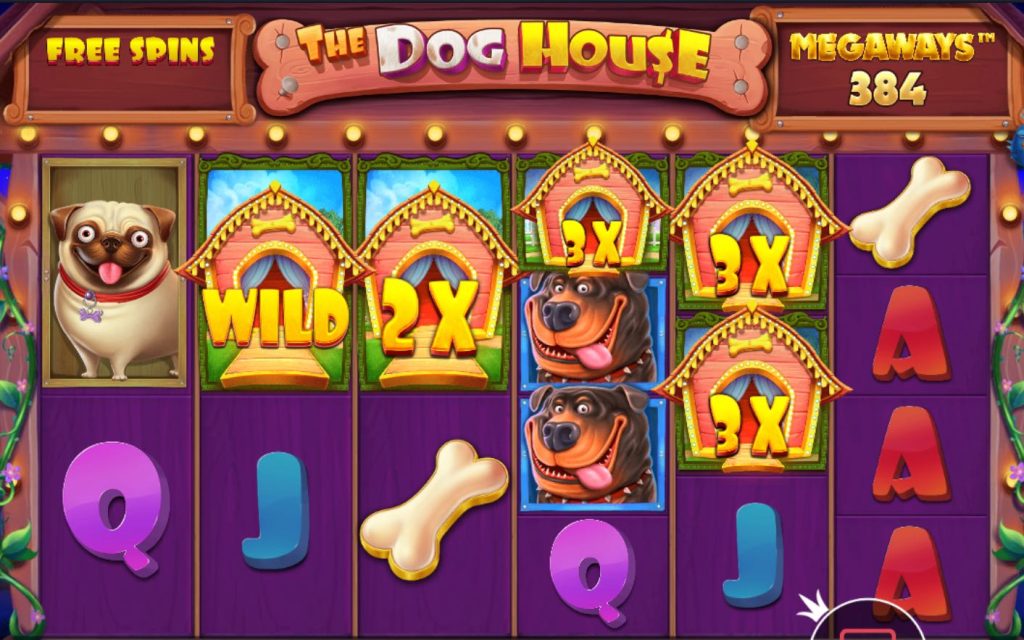 The Dog House Megaways sticky wilds free spins bonus