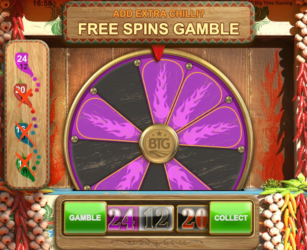 Extra Chilli final free spins gamble for 24 spins