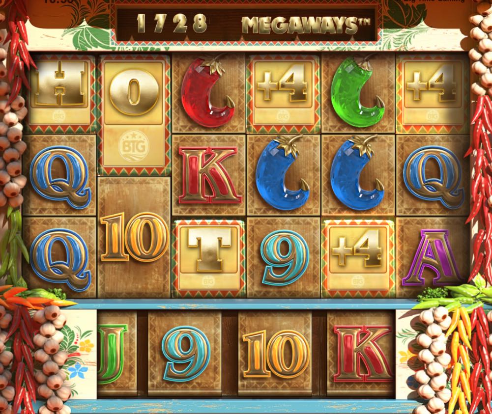 Extra Chilli free spins bonus trigger