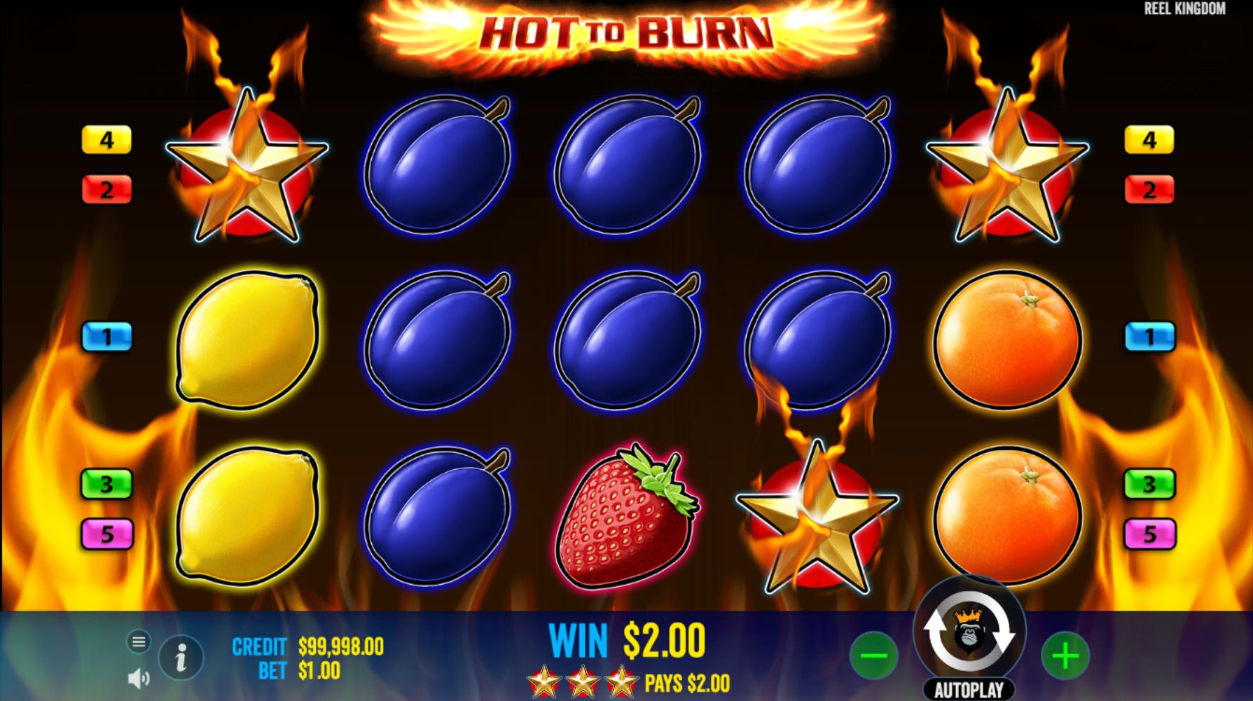 Hot to Burn scatter win