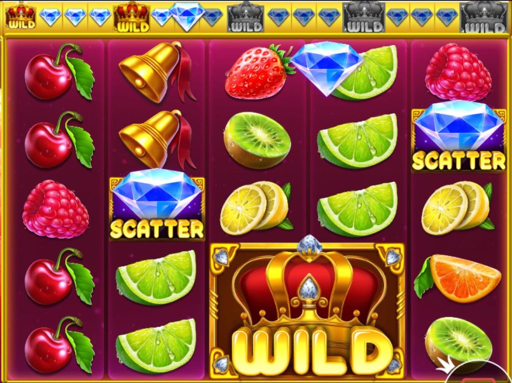 Juicy Fruits free spins scatters