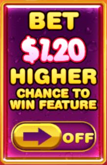 Juicy Fruits higher bonus chance feature