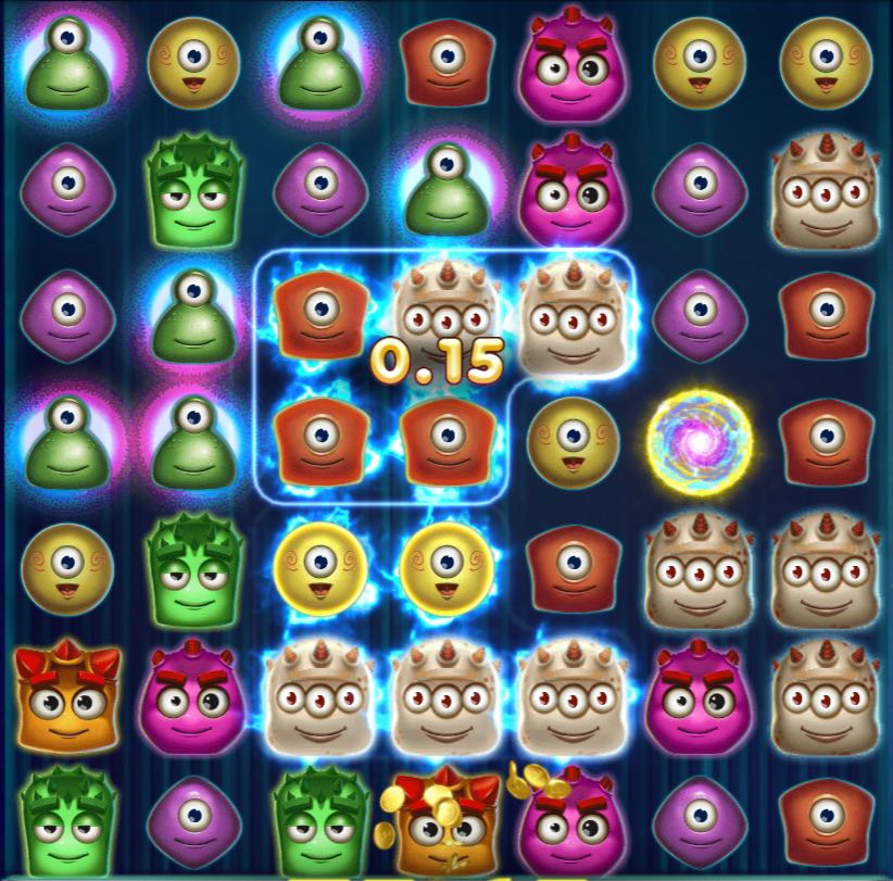 Reactoonz third Gargantoon drop