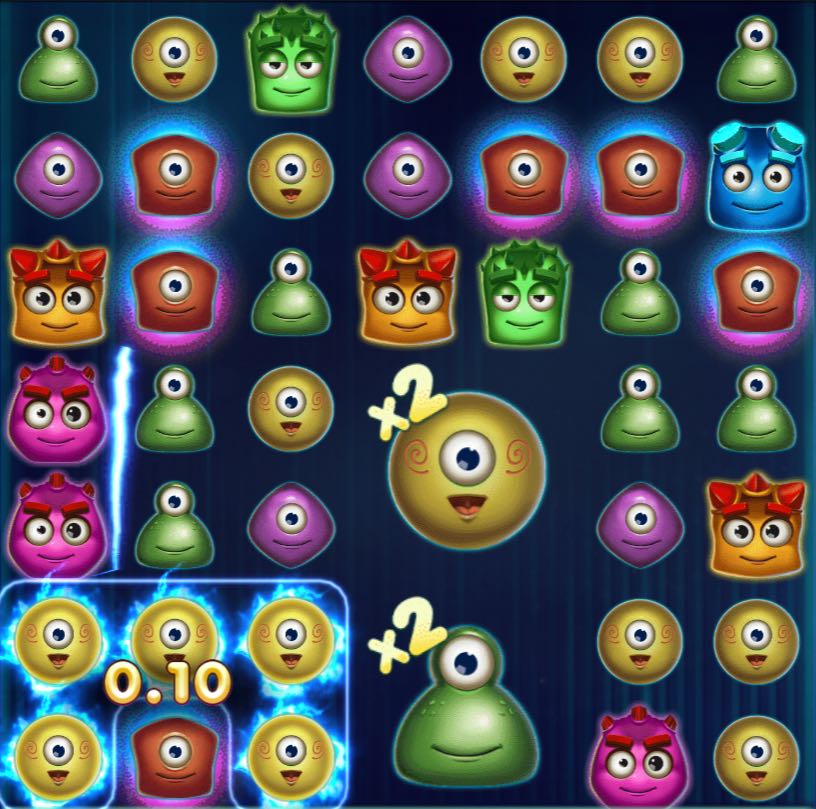 Reactoonz Giantoonz 2x symbols