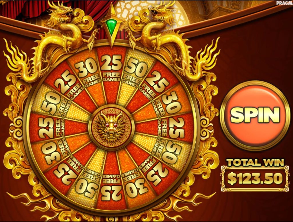 Temujin Treasures final bonus wheel 6