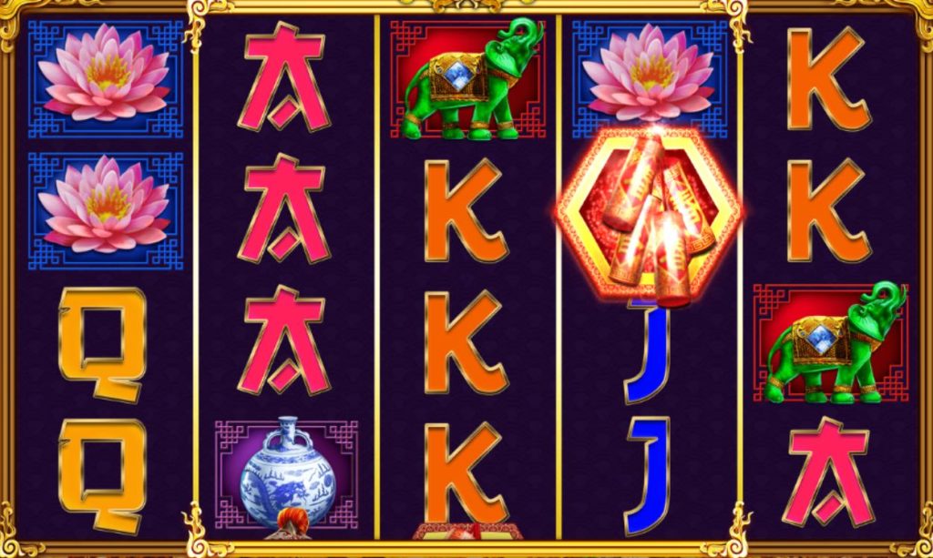 Temujin Treasures free spins firecracker symbol