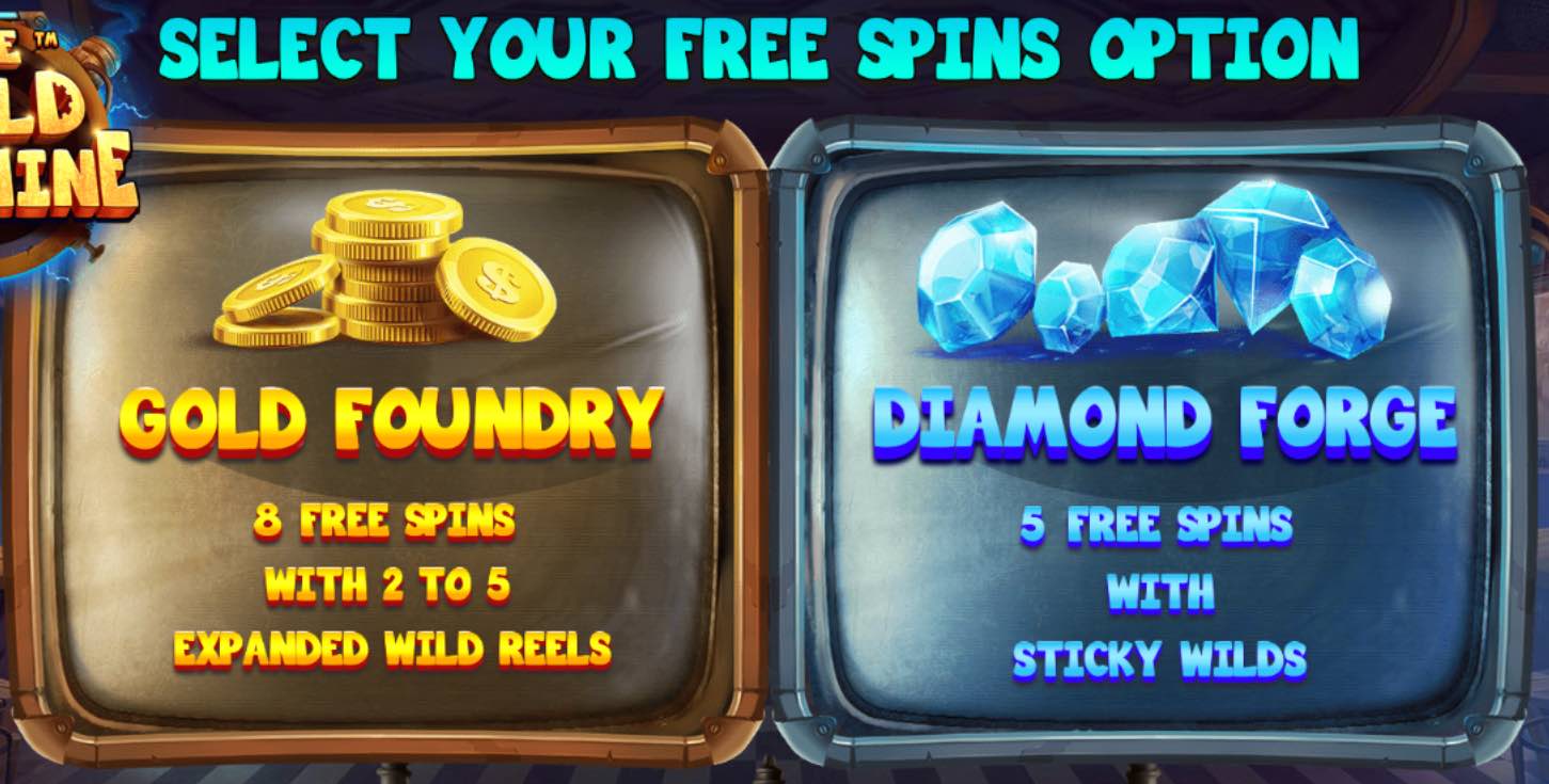 The Wild Machine free spins selection