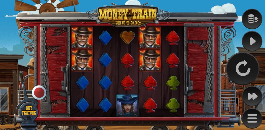 Money Train main slot screen