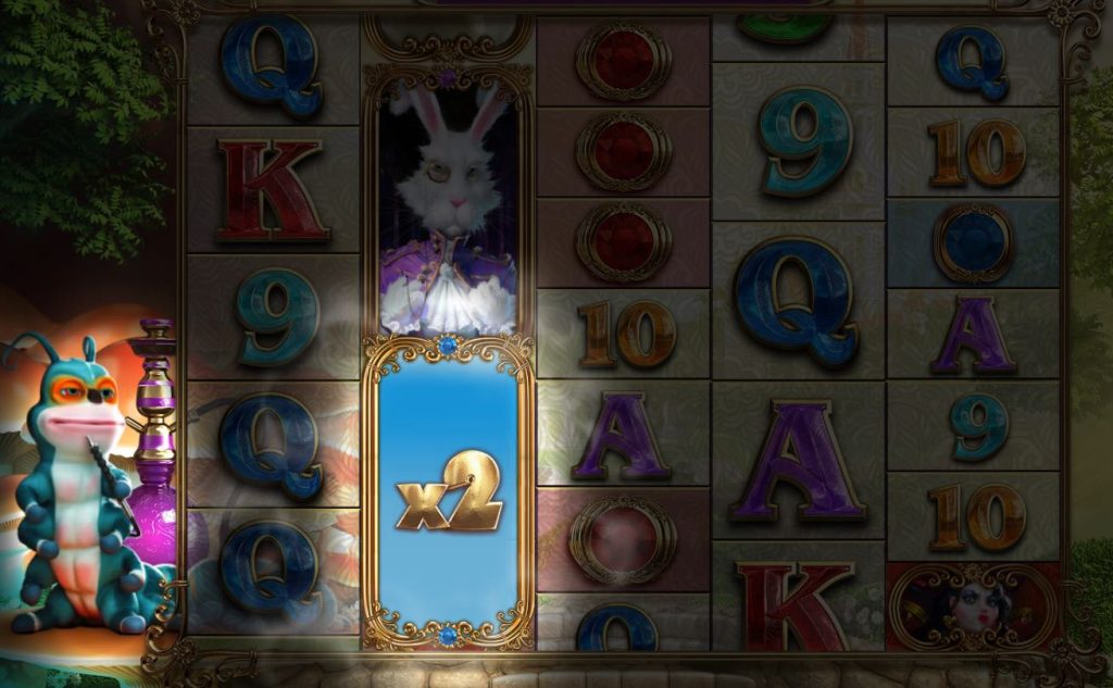 White Rabbit caterpillar multiplier wilds